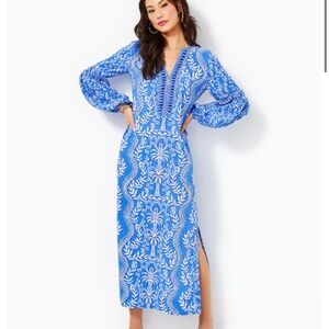 Lilly Pulitzer Laurelie Long Sleeve Maxi Caftan, Lilly Pulitzer